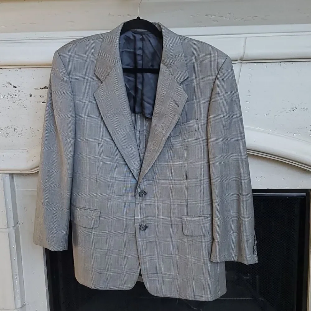 ‎HICKEY-FREEMAN Houndstooth Jacket - Size 41 Short